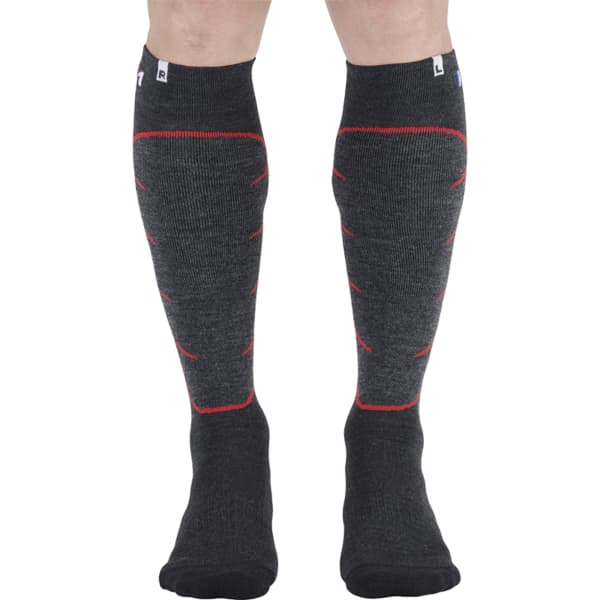 Chaussette ski de randonnée MONNET MI-BAS SKI TOURING ROUGE