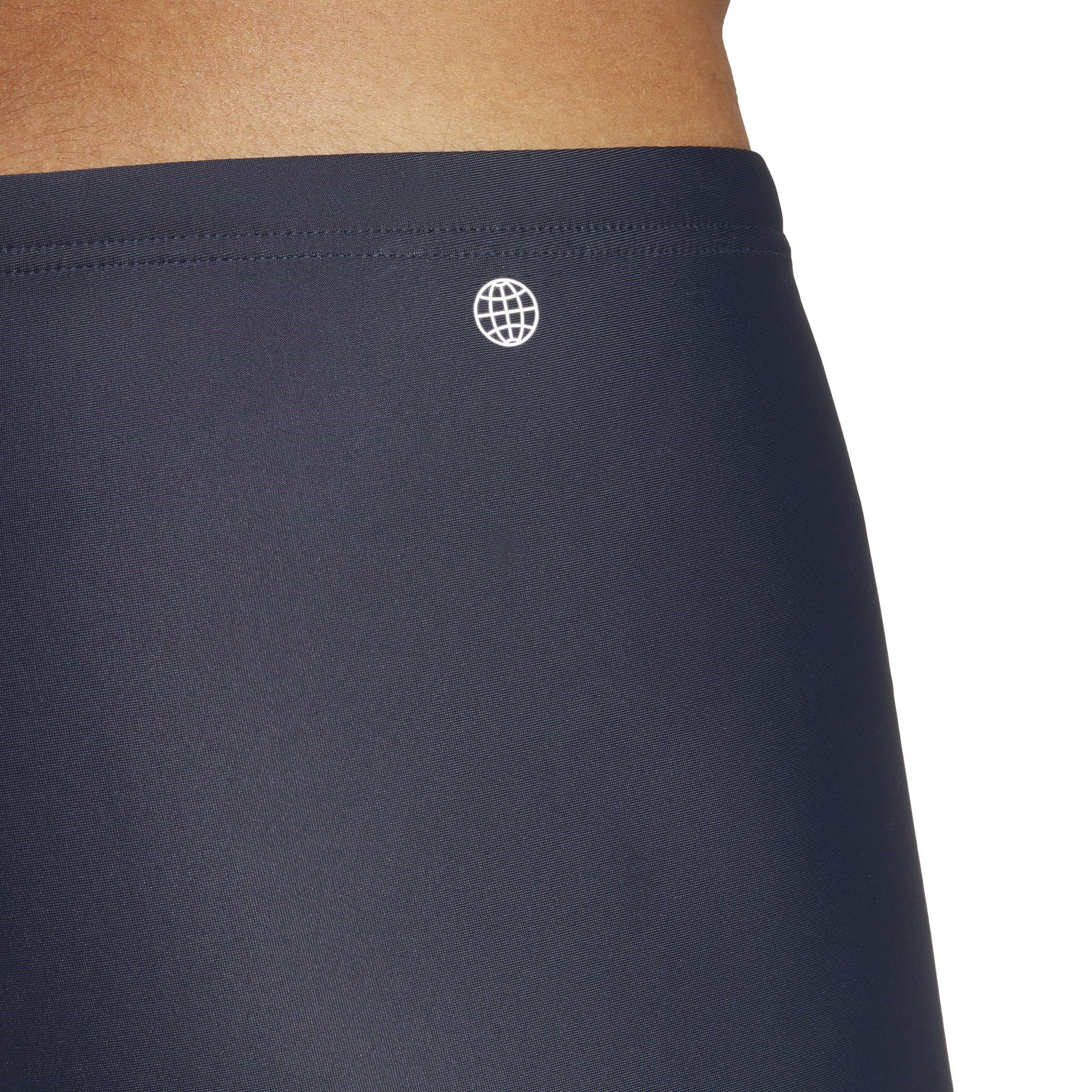 adidas Bold 3 Stripe Boxer Swim Shorts