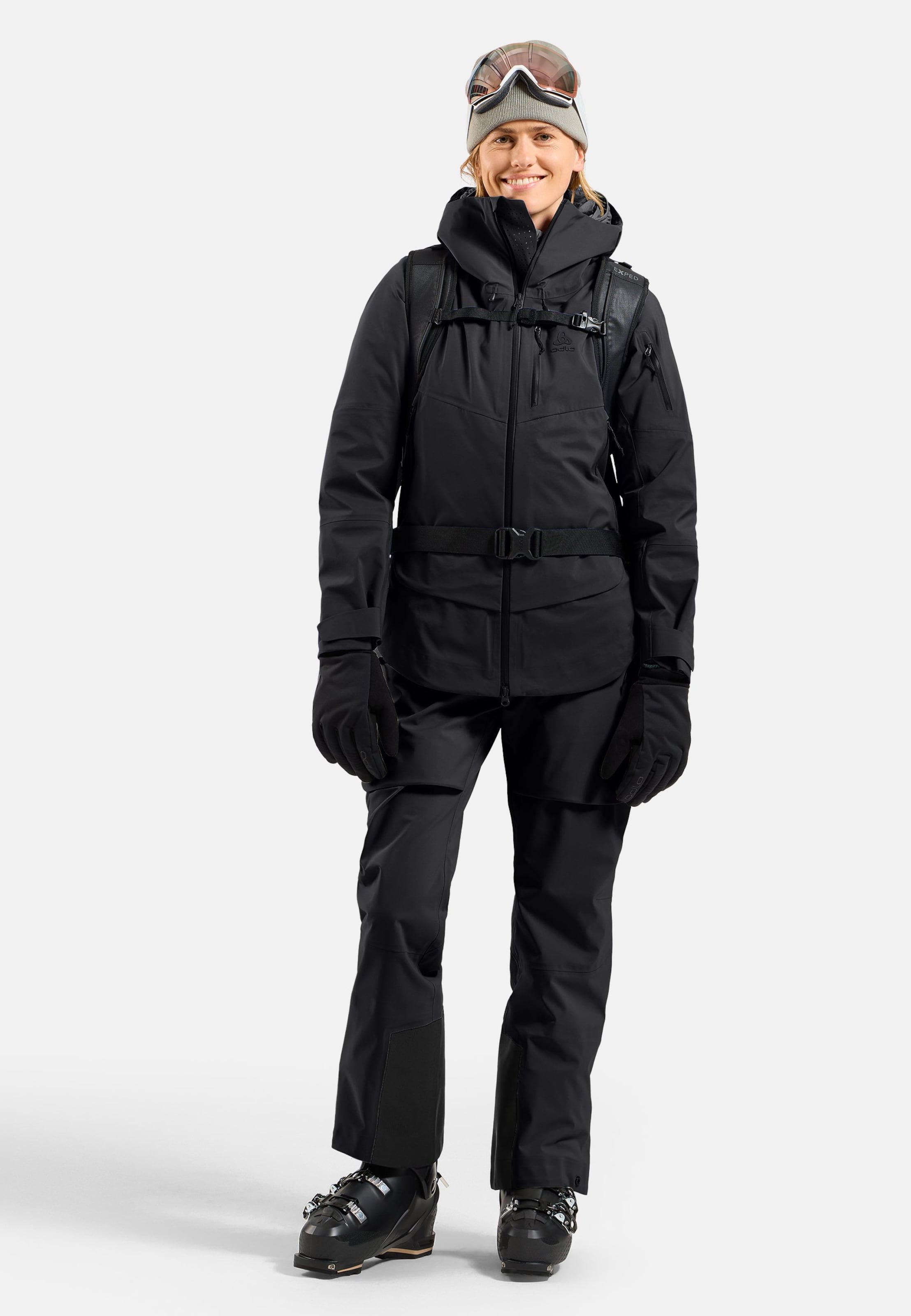 X-Alp 3L Hardshell-Skihose in black