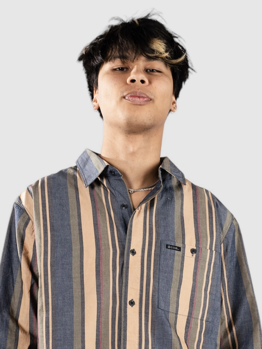 Coal Ashland Shirt multi color stripe