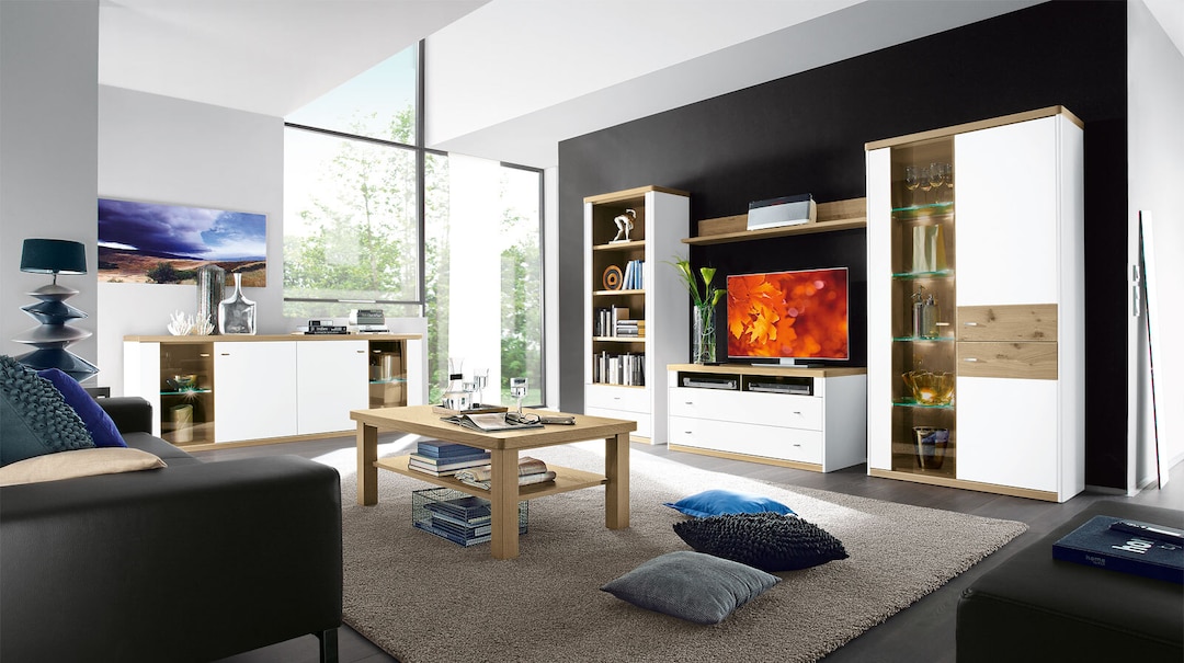 Couchtisch Andorra Asteiche furniert ca. 80 x 43 x 80 cm
