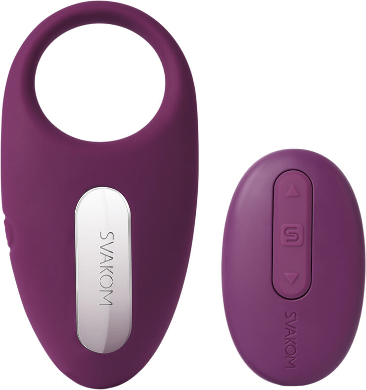 Svakom Winni Vibrating Cock Ring Purple Purple