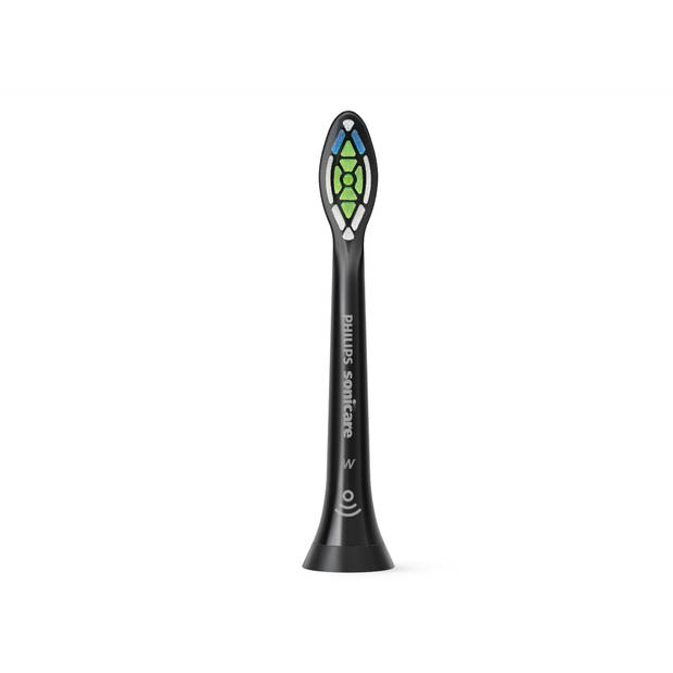 Philips Sonicare opzetborstels Optimal White HX6064/11 - set van 4 - zwart