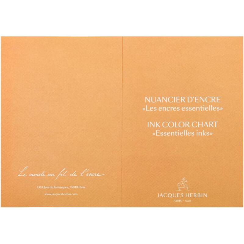Nuancier 10 encres Jacques Herbin Prestige