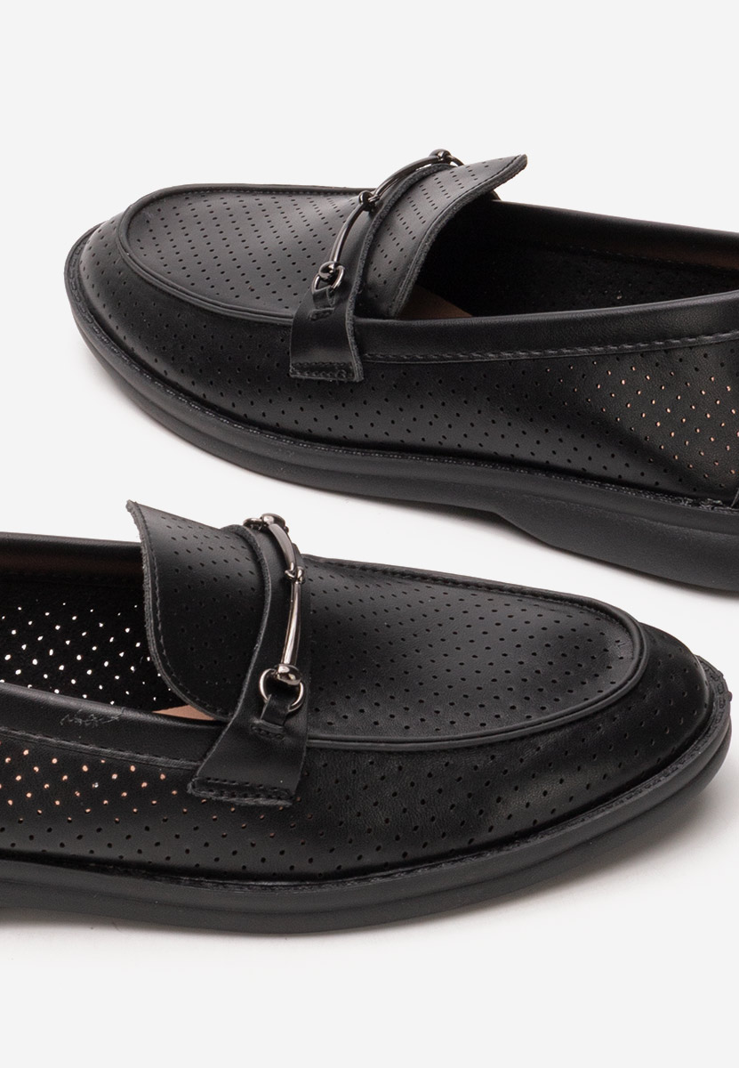 Mocassins femme noirs Morvana V2