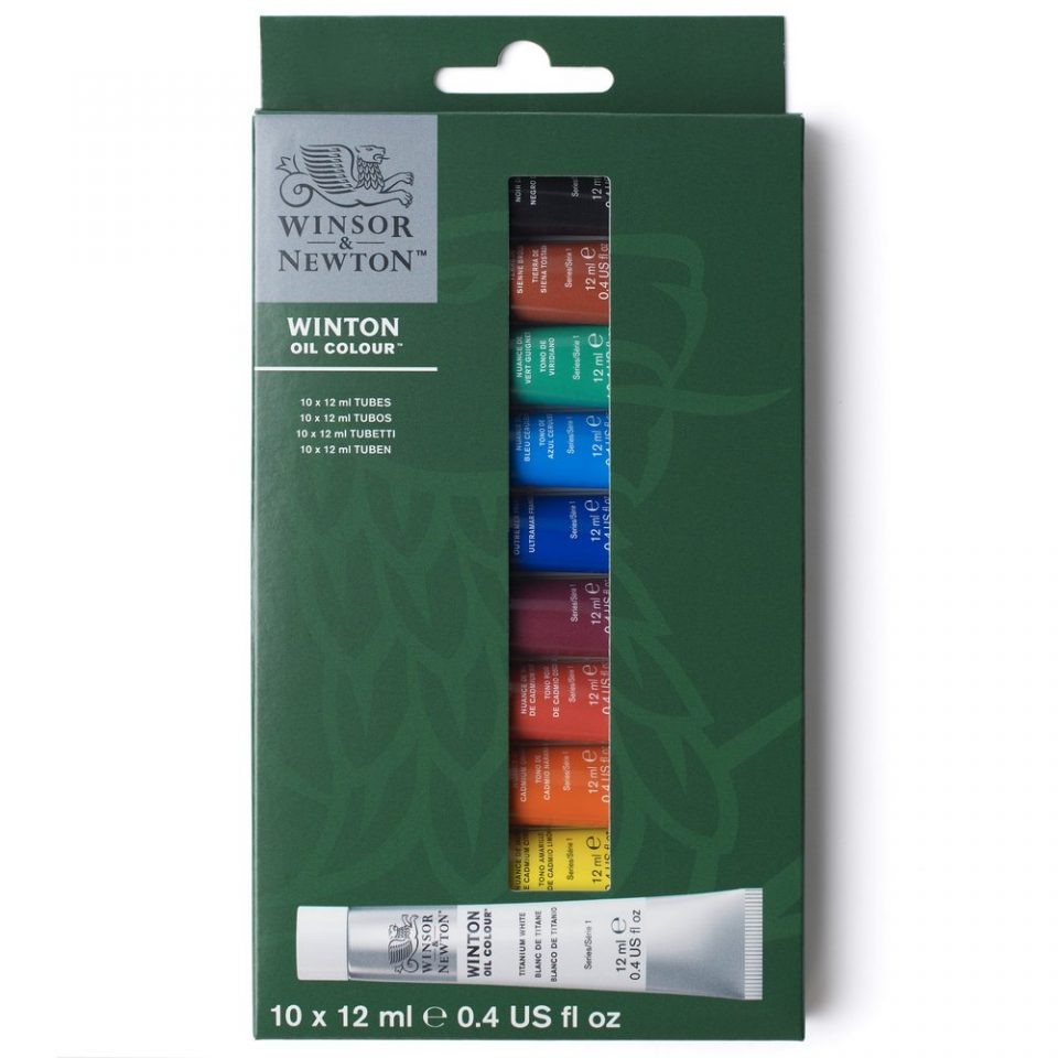 Winsor & Newton - Winton Oliemaling Sæt (10x21ml)
