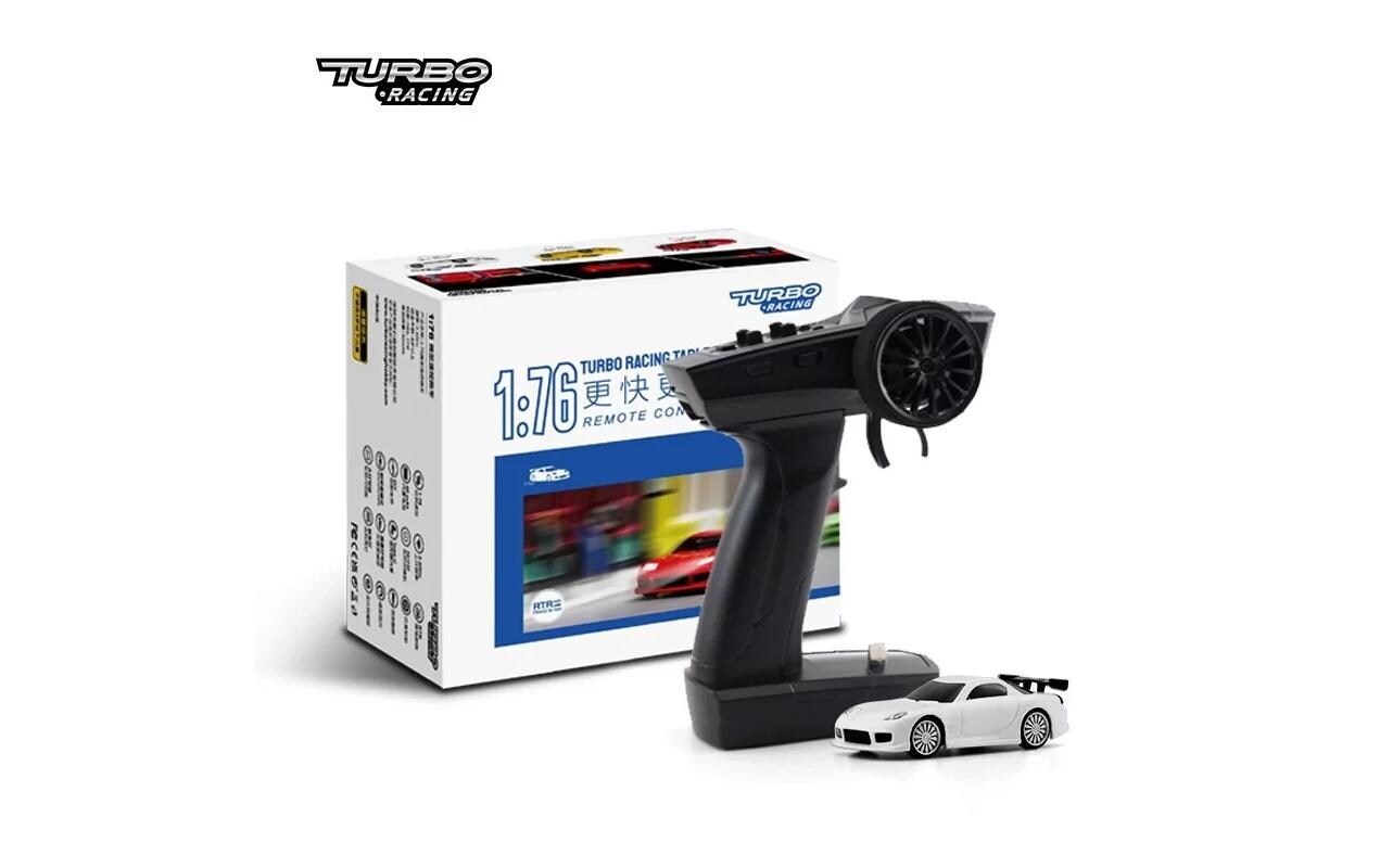 Micro Sport C71 Weiss, RTR, 1:76Vollwertiges RC-Auto im micro Format