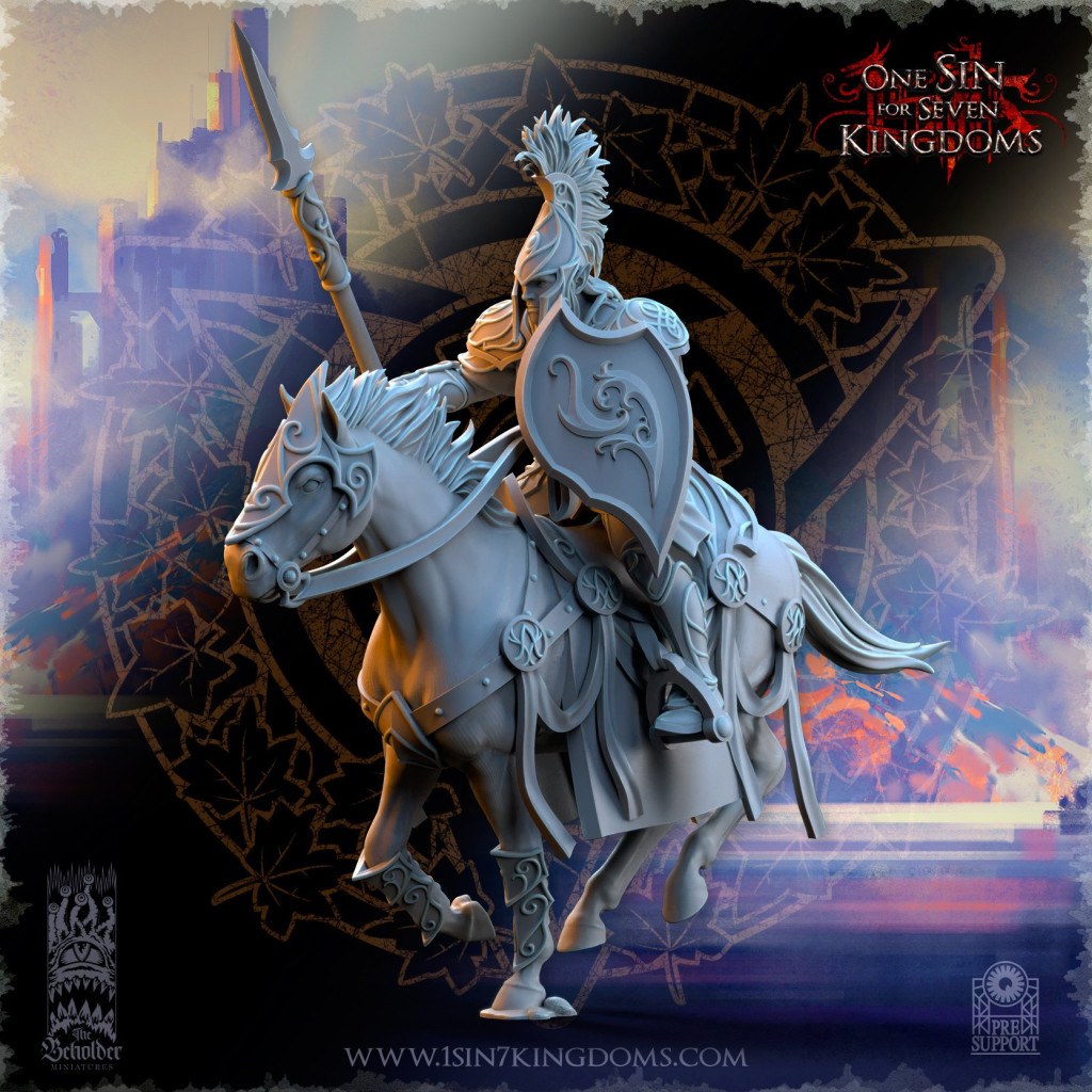 The Beholder Miniatures - Elfes - Cavalerie