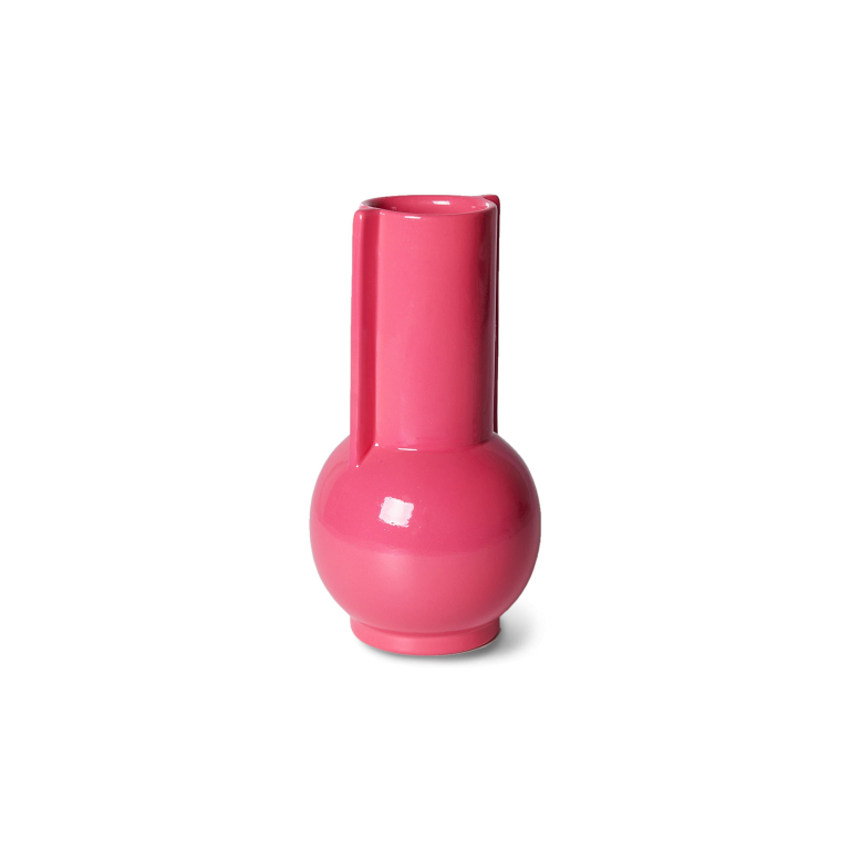 HKliving Ceramic vaas hot pink