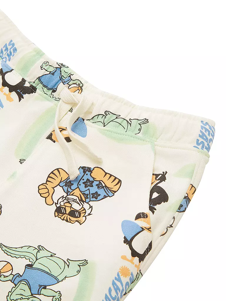 TOM TAILOR Jungen Sweatshorts  weiss