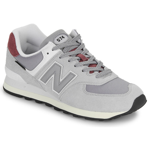 New Balance - 574 - Gris / Bordeaux