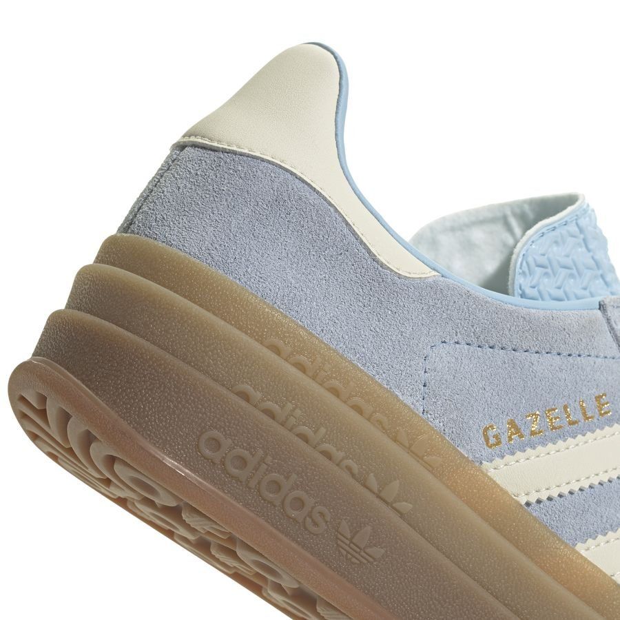 adidas Originals Chaussures Gazelle Bold - Bleu Ciel/Blanc/Doré Femme