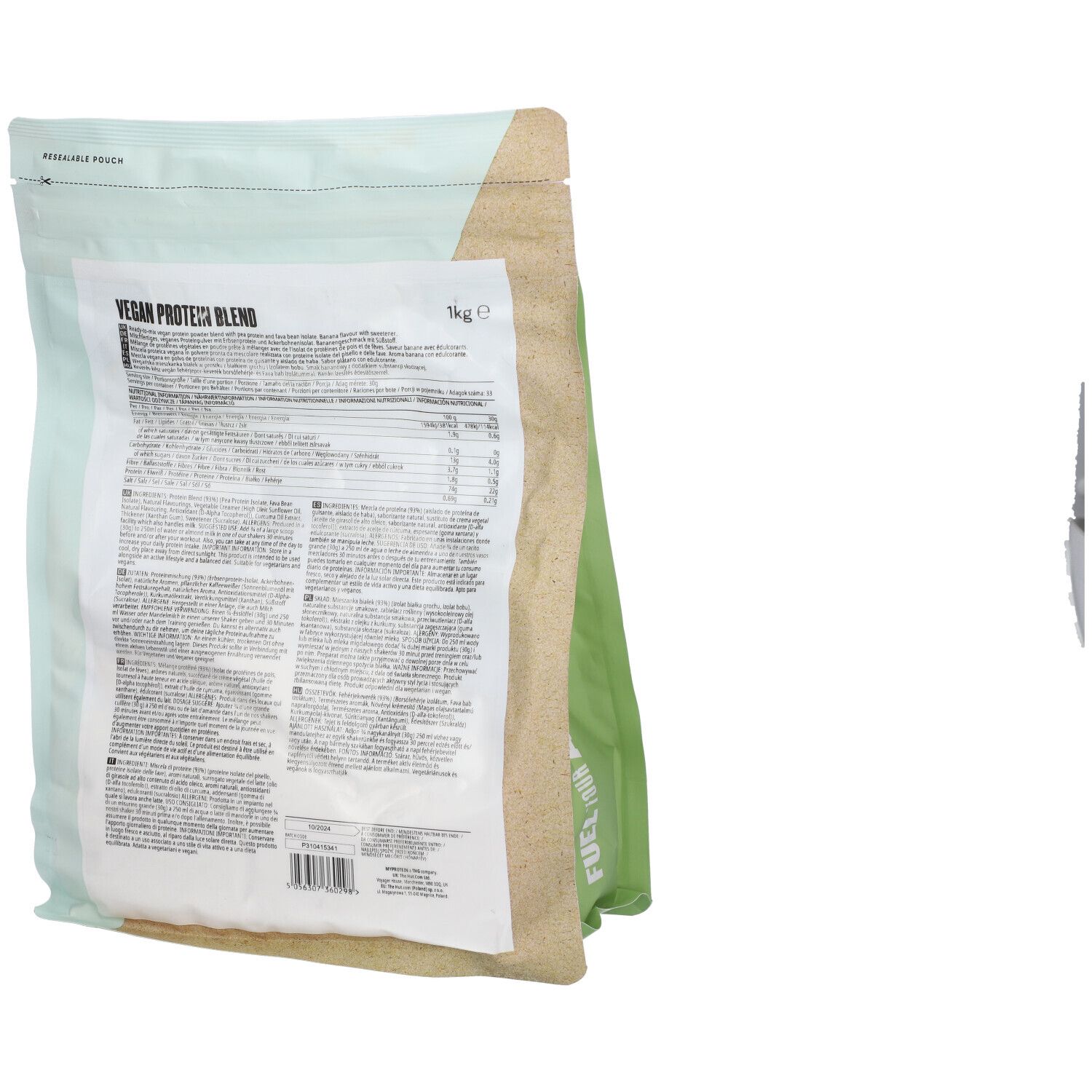 MyProtein Vegan Protein Blend Banane