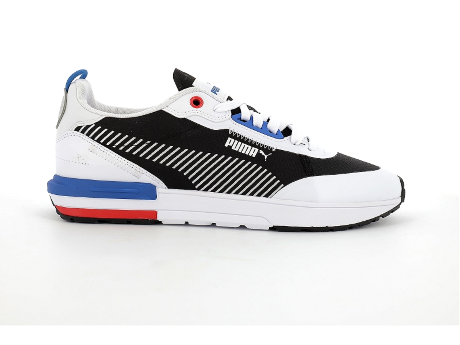 Puma-383057 Synthétique Blanc Noir