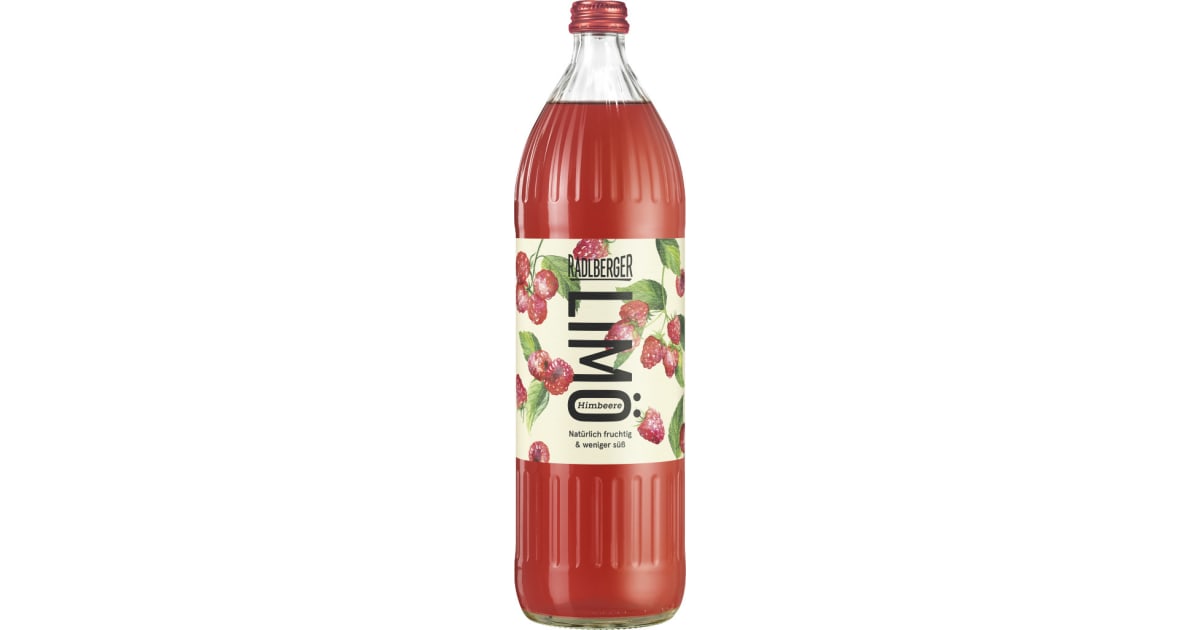 Radlberger LIMÖ Himbeere 1,0 Liter (Mehrweg)