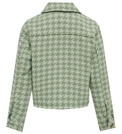 Kids Only Jacke - KogKimmie - Hedge Green Karos Frosty Green