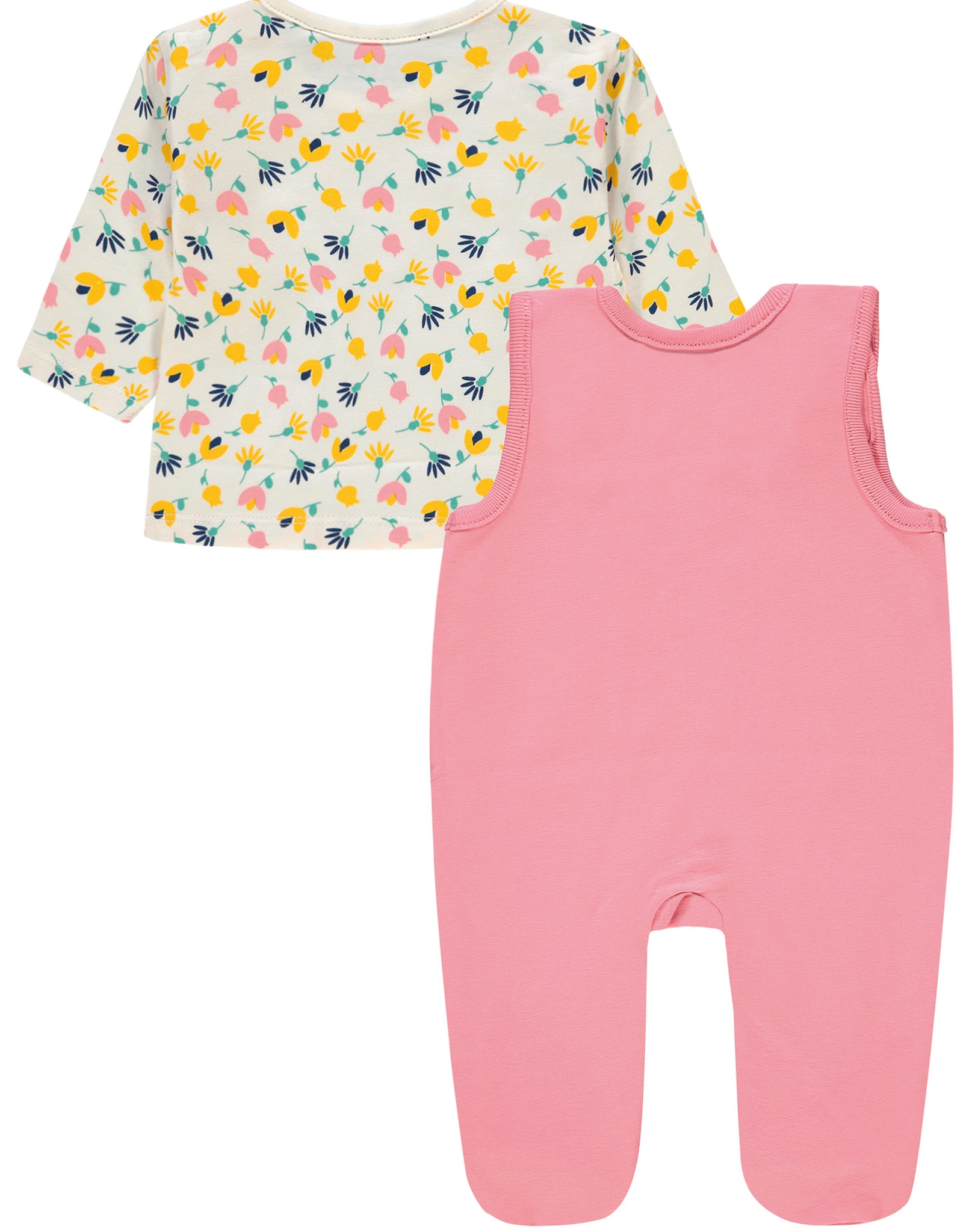 Strampler LAMA mit Langarmshirt in quartz pink