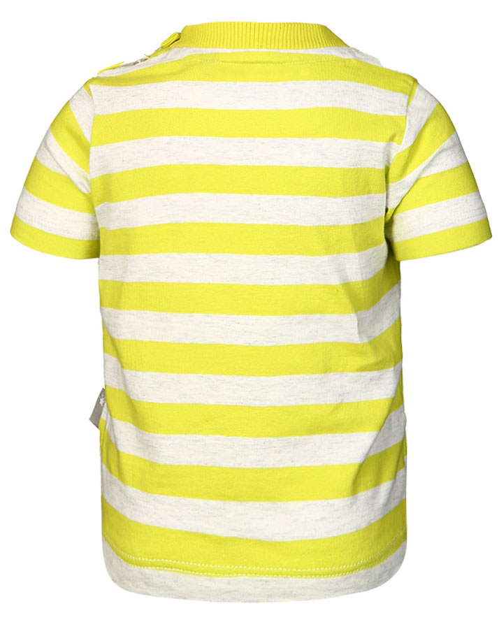 T-Shirt SPORTY DINO gestreift in gelb