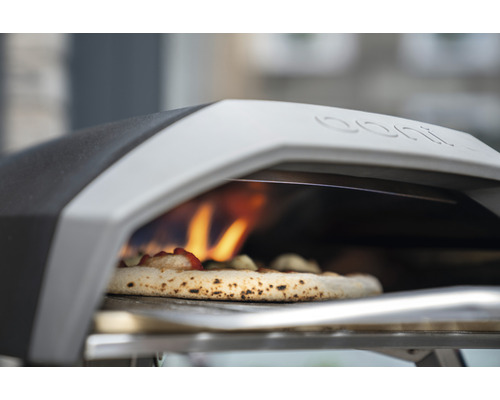 Ooni Koda 12 Gaspizzaoven 62 x 39 cm RVS Zilver/Zwart Compact met warmteregelaar en One-Touch Gasontsteking