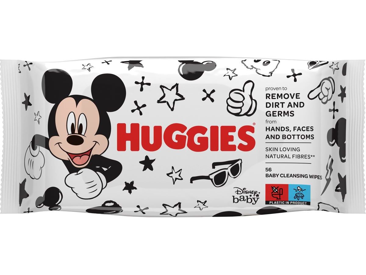 TOALHITAS HUGGIES MICKEY 56UN