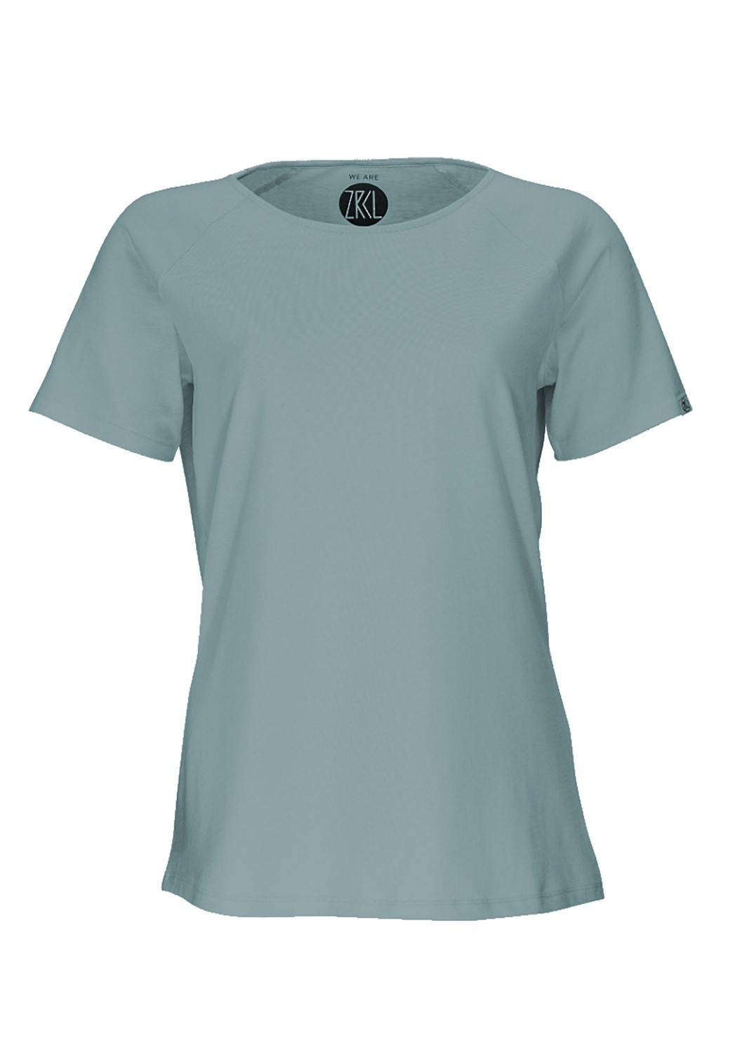 WE ARE ZRCL Damen Raglan T-Shirt Basic Steel Blue
