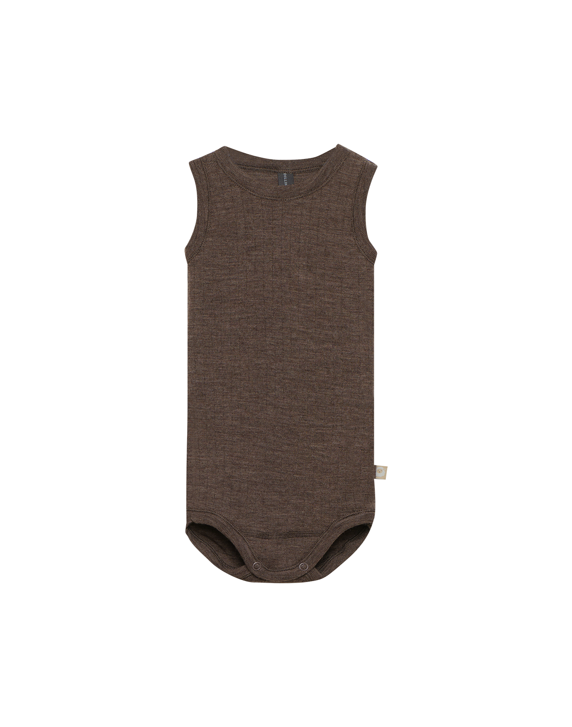 Romper zonder mouw van merinowol voor baby's
