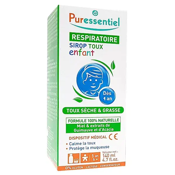 Xarope para Tosse Respiratória Puressentiel para Crianças 140ml