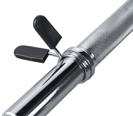 X FactHantelstange Curved - grau