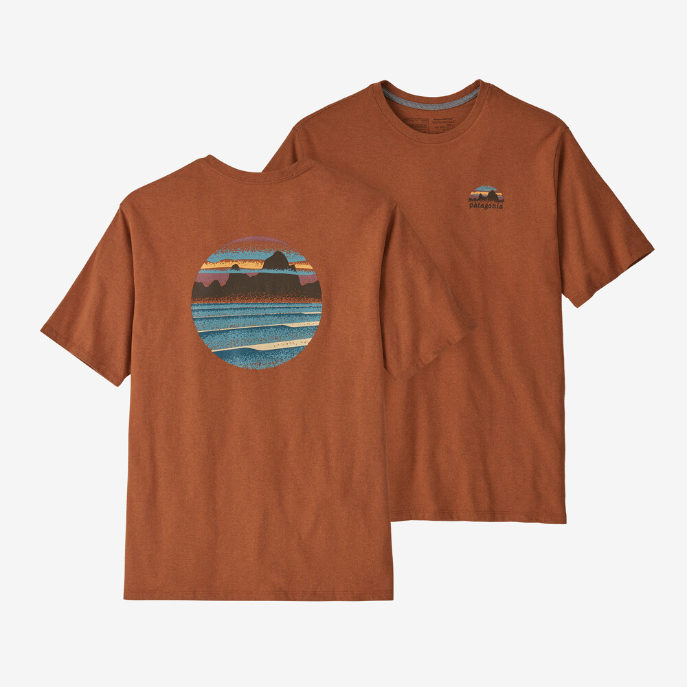 Herren Skyline Stencil Responsibili-Tee
