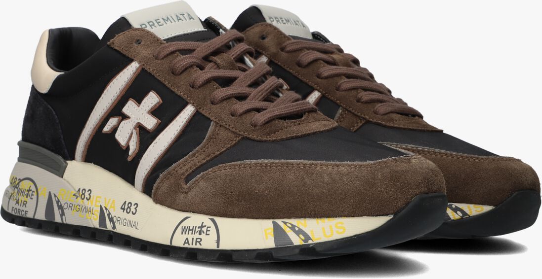 PREMIATA cognac premiata lage sneakers lander
