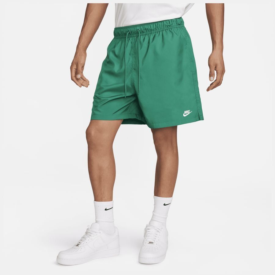 Nike Short Club Woven Flow - Vert/Blanc