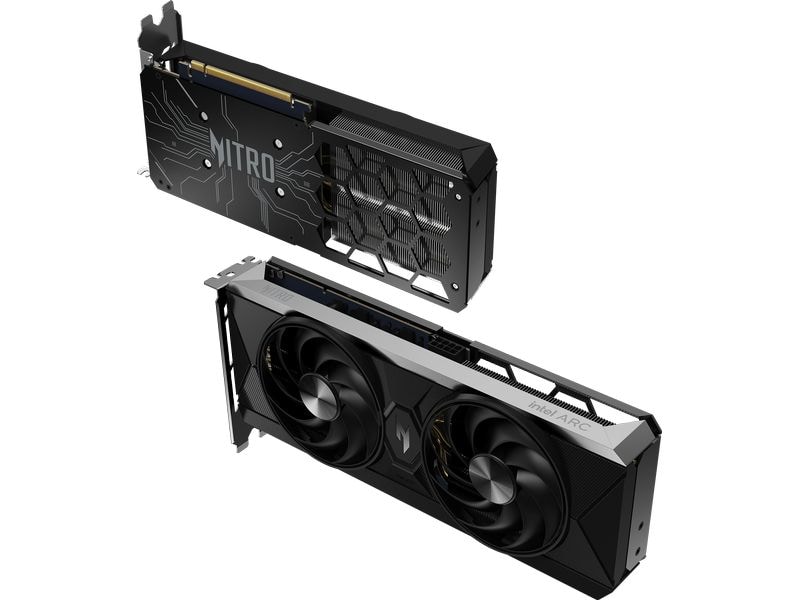 Acer Grafikkarte Nitro Intel Arc B580 OC 12 GB Grafikkarte mit 12 GB GDDR6-Speicher, ermöglicht Auflösungen bis zu 8k