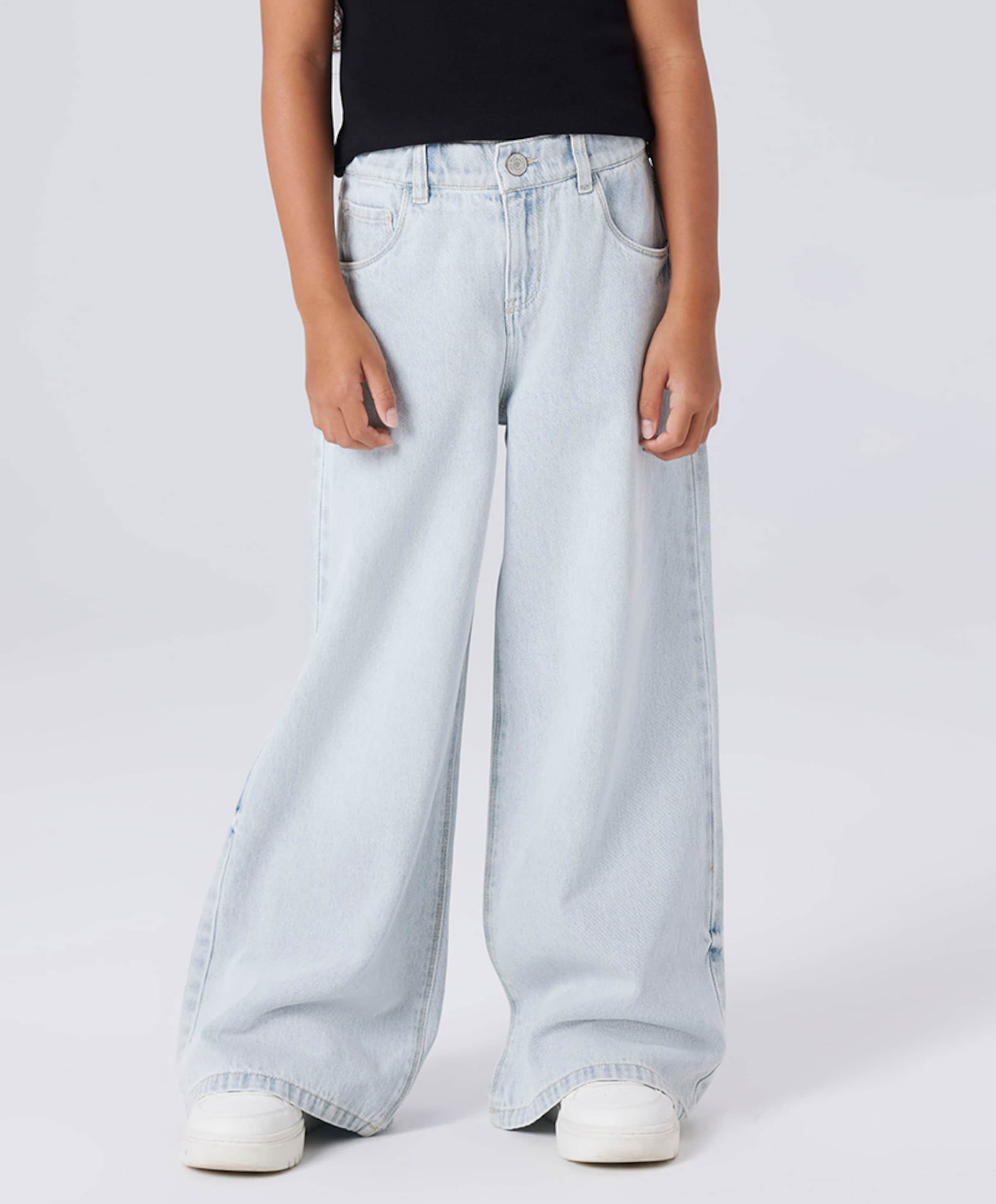Name it NKFBELLA SKATER XWIDE JEANS 3111-ZA meisjes jeans blauw
