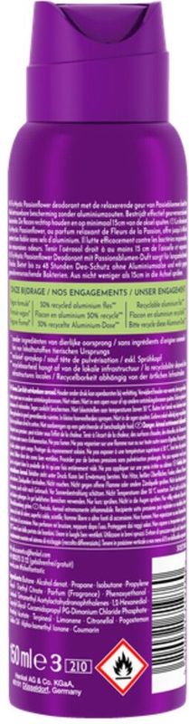 Fa - Mystic Moments - Deodorant - Passiebloem - Voordeelverpakking - 6x 150ml