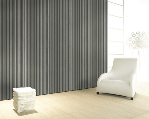 Vliesbehang 52530 Glööckler Imperial strepen zwart