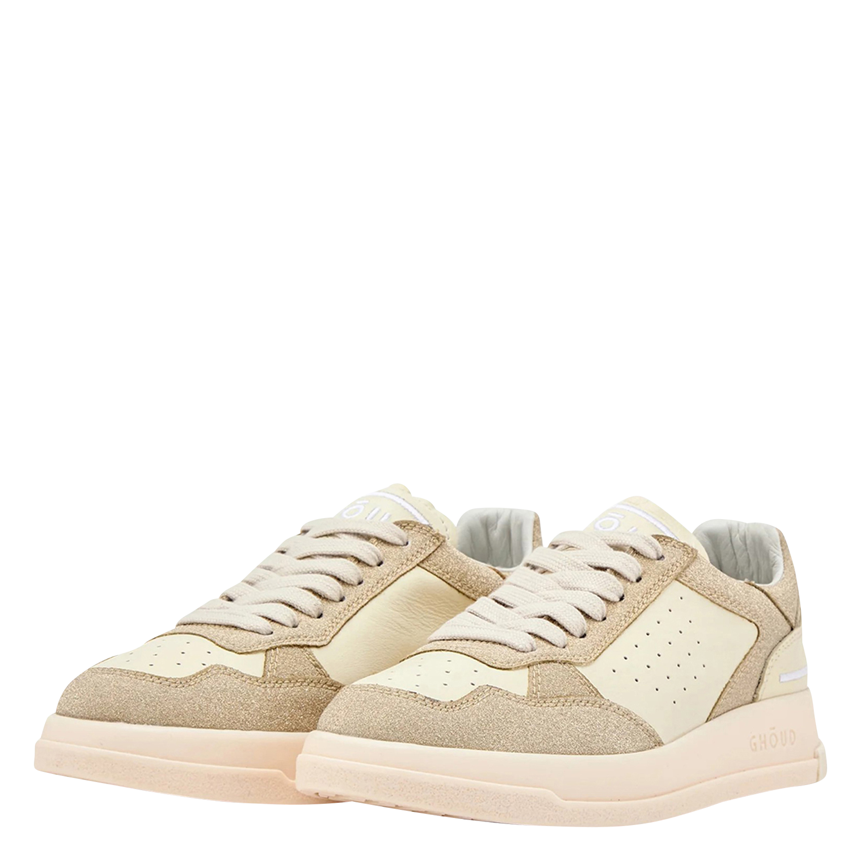 TWEENER - Baskets basses en cuir mélangé | Beige
