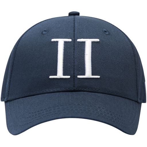 Les Deux Encore Organic Baseball Cap, Dark Navy/White, One size