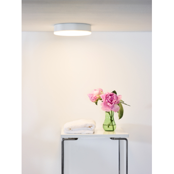 Lucide badkamer plafonnière Ceres IP44 wit