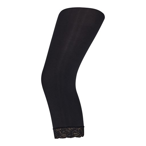 Decoy Capri Blonde Leggings, Black, M/L