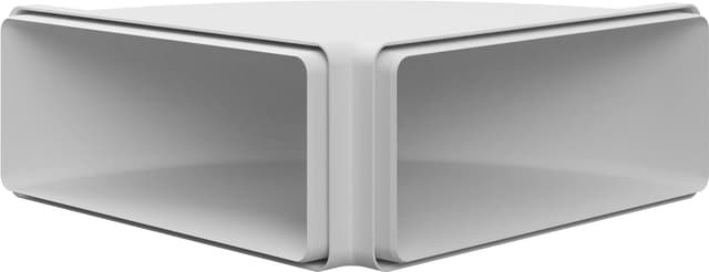 Witt IT101 90° vandret bøjning ventilationskanal 220x90mm