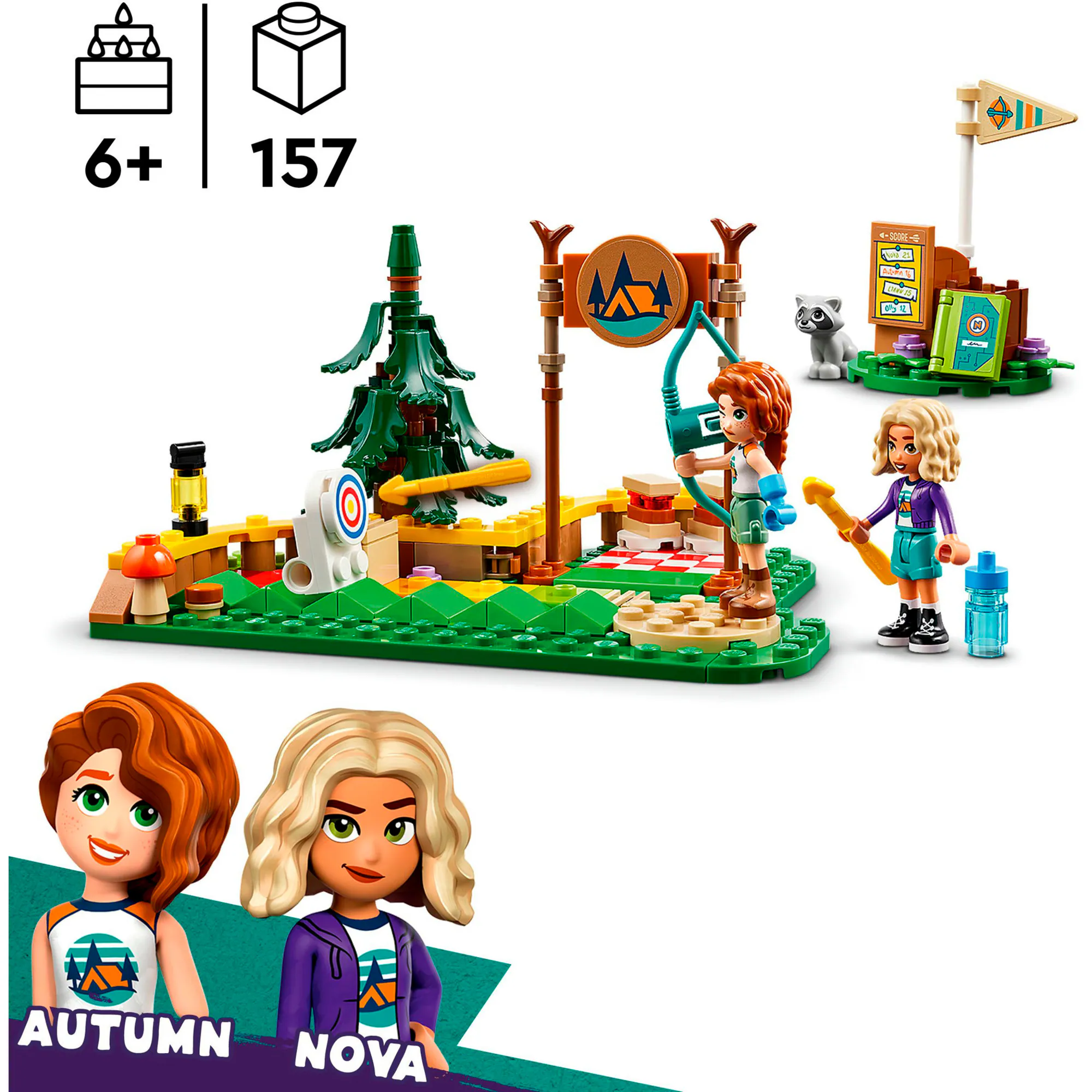 LEGO Konstruktionsspielzeug Friends Bogenschießen im Abenteuercamp