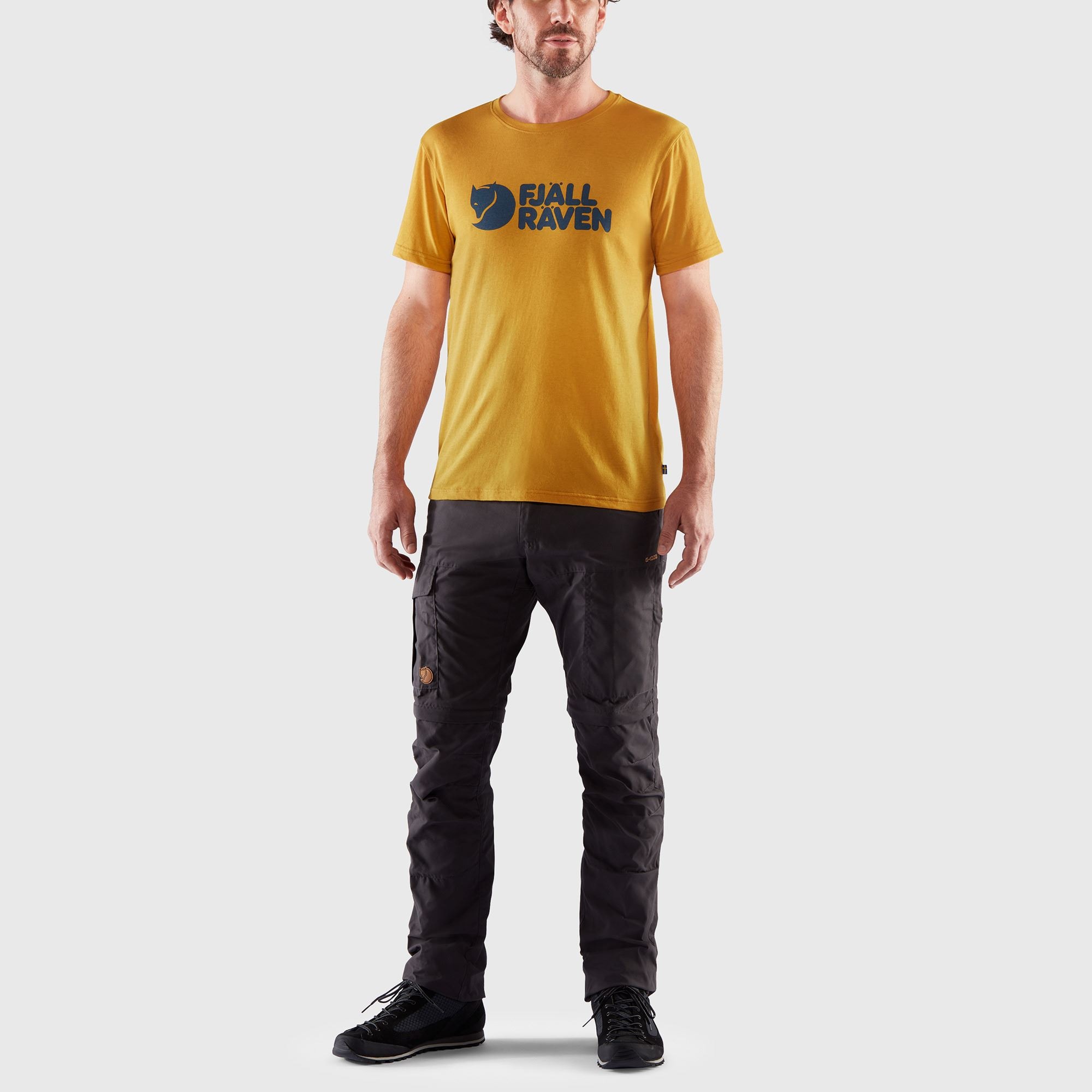 Fjällräven Logo T-shirt, Herre<br>Myk og behagelig t-skjorte