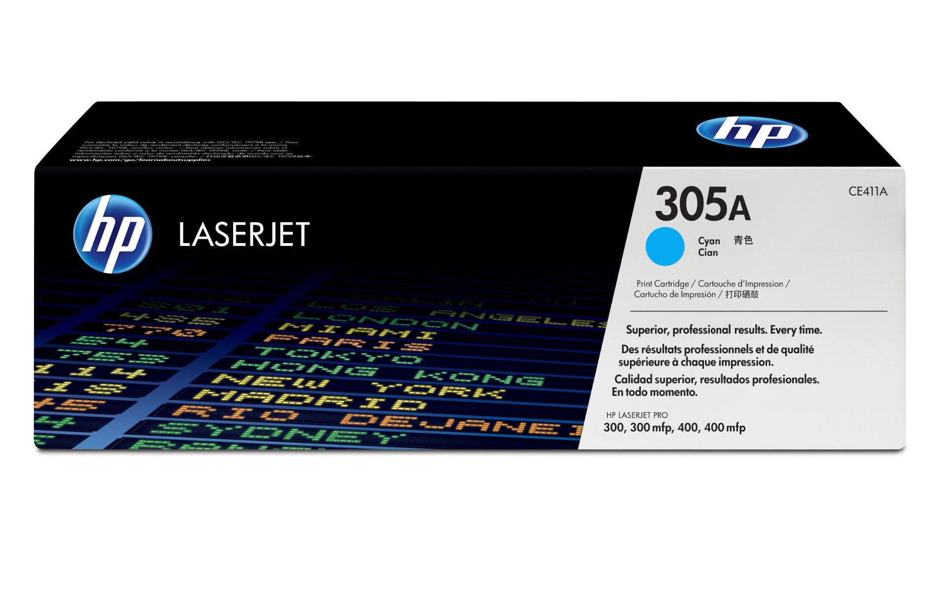 Toner Nr. 305A (CE411A) Cyan<br>Tonerkartusche