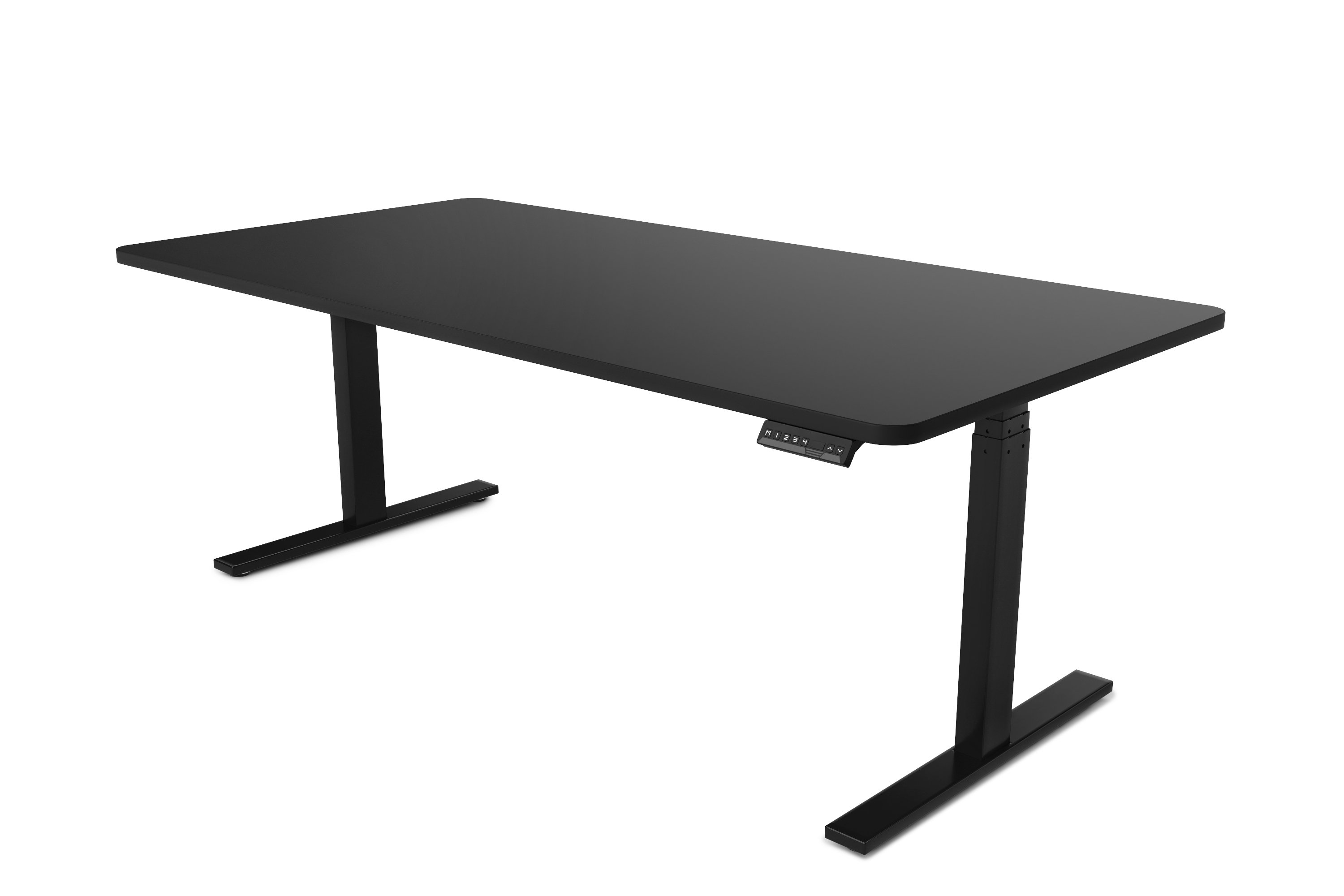 Stehpult elektrisch PREMIUM schwarz 180 x 90 cm