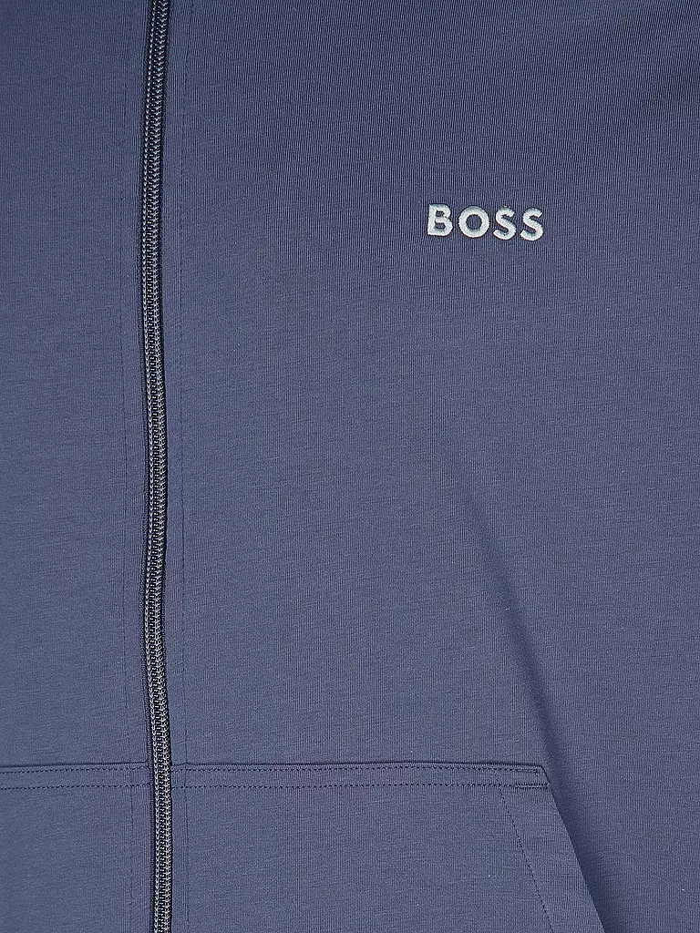 BOSS Loungewear Jacke  blau