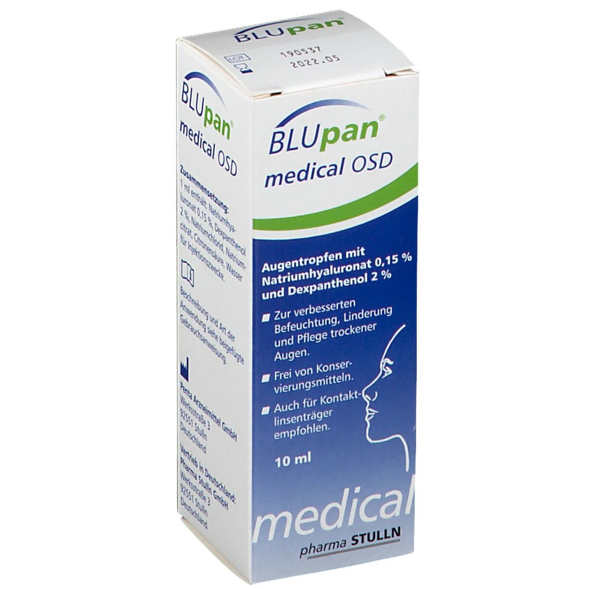 BLUpan® medical OSD Augentropfen
