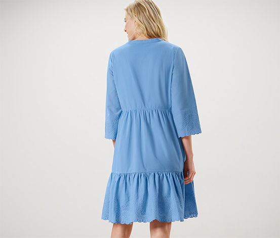 Webkleid mit Stickerei