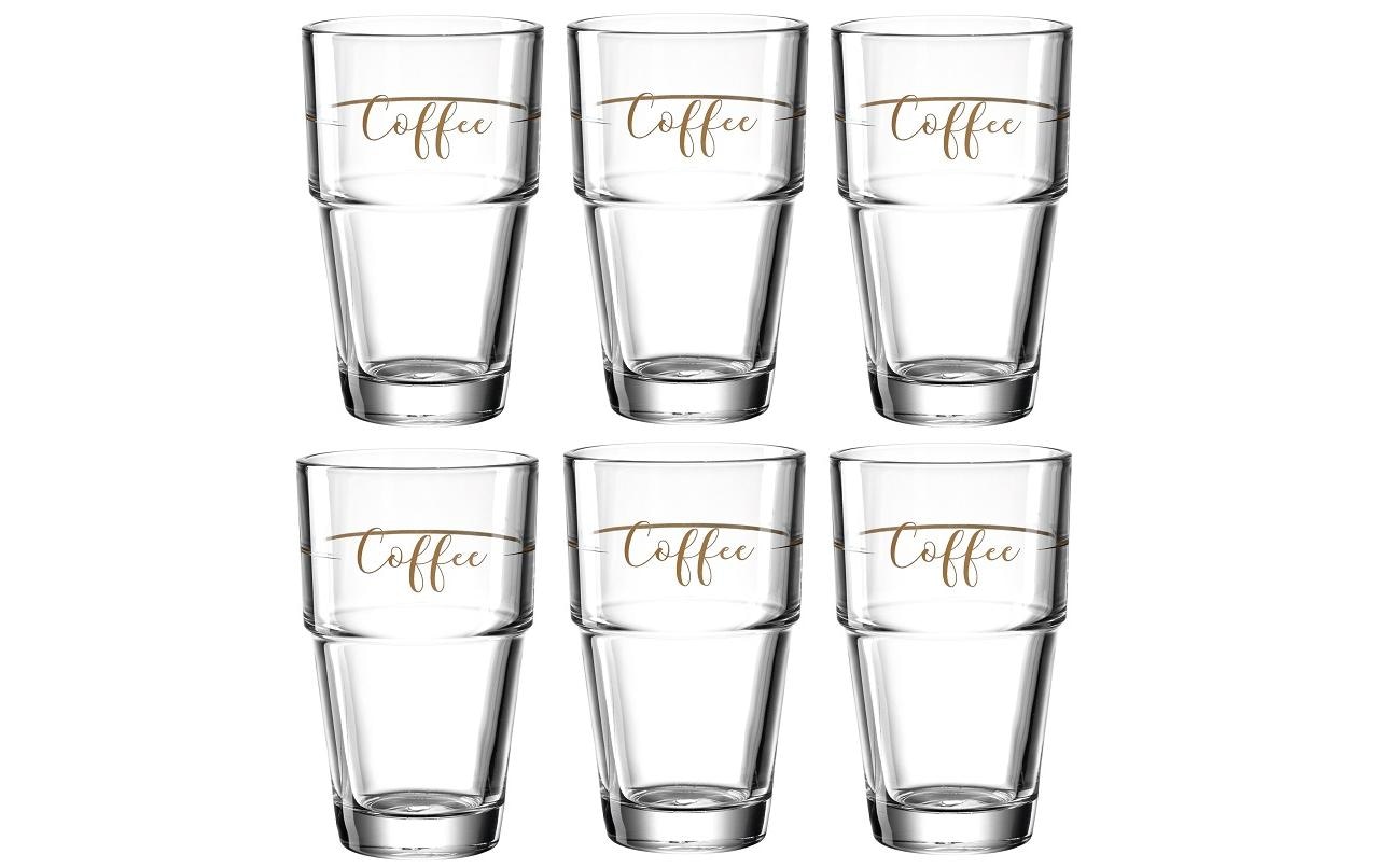 LEONARDO Latte-Macchiato-Glas »Macchiato Becher Solo Coffee 410 ml«
