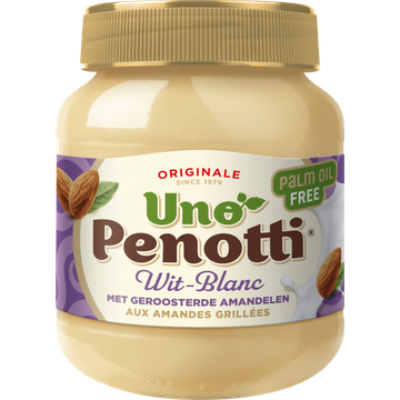 Penotti Uno Wit-Blanc met Geroosterde Amandelen 380 g
