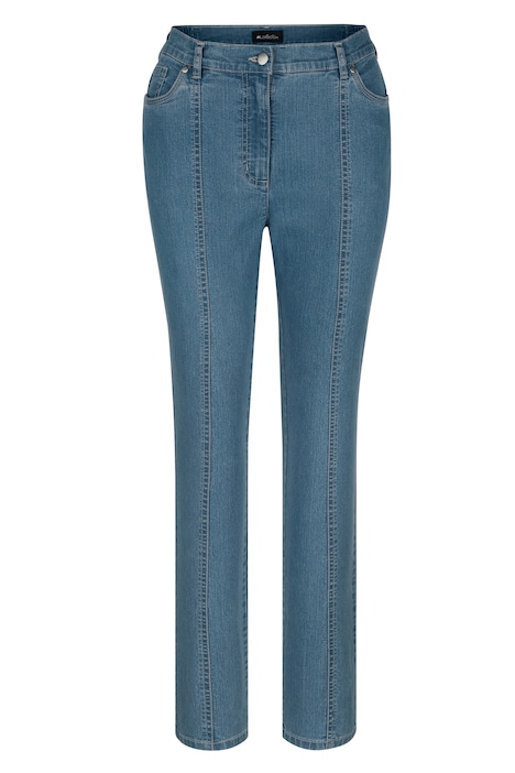Jeans, Slim Fit, 5-Pocket, Ziernähte